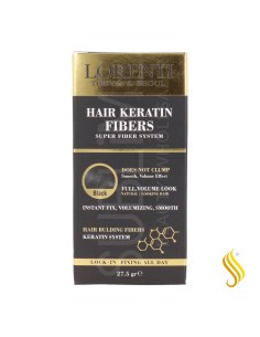 Lorenti Hair Keratin Fibers 27.5Gr Black